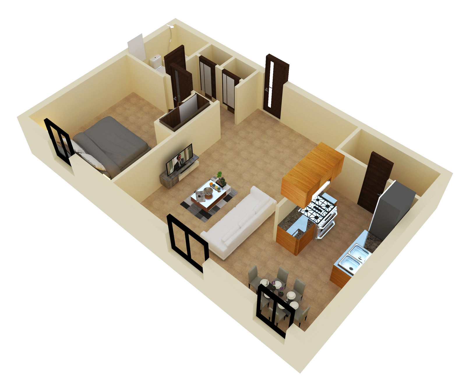 1 & 2 Bedroom Apartments at Bethel Estates Senior Housing
